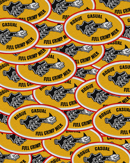 Full Crimp Milk x Casual.sg x Rogue" Tee - Oversized Fit Tee